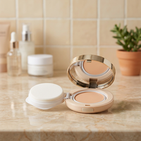 [COSBON] Fond de teint couvrant compact aérien hydratant, modulable, longue tenue, fini mat, pour tous types de peaux, 30 ml pour femmes