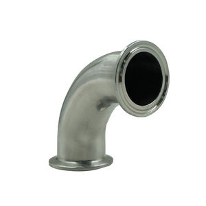 Cnjs mới nhất ISO tiêu chuẩn vệ sinh 90 độ Tri kẹp khuỷu tay thép không gỉ SS 304 316 đánh bóng phụ kiện đường ống từ Trung Quốc - Product Image 3