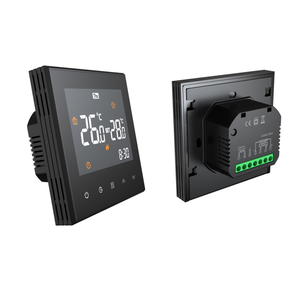 <span class=keywords><strong>Thermostat</strong></span> de chauffage au sol électrique programmable de haute précision <span class=keywords><strong>connecté</strong></span> au Wi-Fi moderne avec contrôleur de température intelligent ABS - Product Image 2