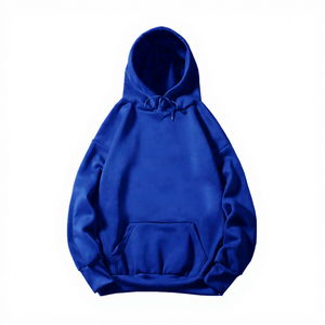 <b>Men's</b> <b>Orange</b> Hooded Sweatshirt Oversized Cotton Fleece Casual Solid Color Pocket <b>Hoodie</b> Autumn Style Regular Fit 2027 - Product Image 3
