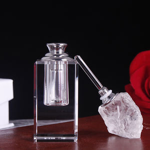 ขวดน้ำหอมคริสตัลหินอาเกตธรรมชาติขนาดเล็ก ดีไซน์ใหม่ปี 2026 ขวดเปล่าสำหรับบรรจุน้ำมัน - Product Image 4