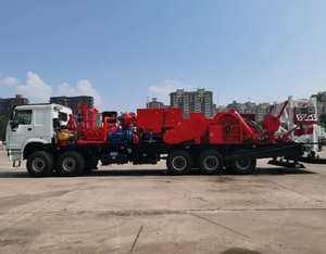 Equipo de lavado de pozos y reparación de pozos con cabrestante de tracción para pozos, modelo Xj350HP, 80t/90t, 5000psi, 35MPa - Product Image 3