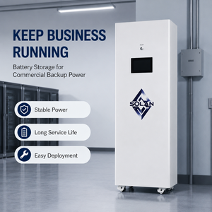Gabinete de Almacenamiento de Energía con Batería LiFePO4 Móvil para Sitios Intermitentes, 21.5kWh, con Ruedas, BMS, CAN, RS485 - Product Image 5