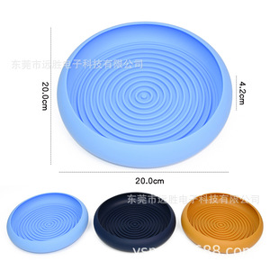 Bol pour chien en silicone rond à alimentation lente, anti-étouffement, diamètre 200 mm - Product Image 2