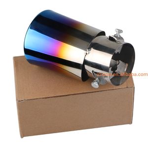 Precio de fábrica, silenciador de escape para motocicleta, punta de tubo de escape modificado para coche, Turbo Tuning Sound, escape silencioso, accesorios decorativos - Product Image 3