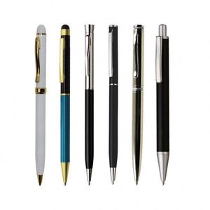High Quality Slim Cross Style Logo Custom <b>Colors</b> Blue/Black Ink 1.0Mm Company Hotel Promotional Twist Metal Ball <b>Pen</b> - Product Image 2