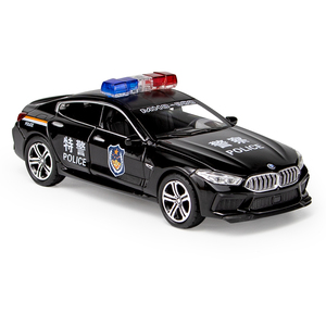 Hợp Kim 1:32 Quy Mô M8 Cảnh Sát Die-Cast Mô Hình Đồ Chơi Độ Chính Xác Cao Kéo Trở Lại Cửa Ra Vào Mở Tinh Tế Xe Cho Trẻ Em Quà Tặng Hiển Thị - Product Image 1