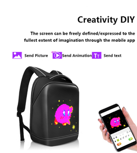 App kiểm soát con người ba lô đi bộ quảng cáo hiển thị LED Ba lô hiển thị kỹ thuật số biển quảng cáo ba lô với màn hình LED - Product Image 5