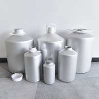 Harga pabrik kemasan logam berwarna untuk absolut dan Concretes 12.5L 23L 27 liter botol Aluminium kosong untuk minyak esensial