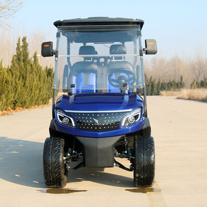 Chariot de golf électrique personnalisable de conception populaire avec lit de panier arrière et buggy de golf électrique pour véhicule utilitaire 2 4 6 passagers - Product Image 3