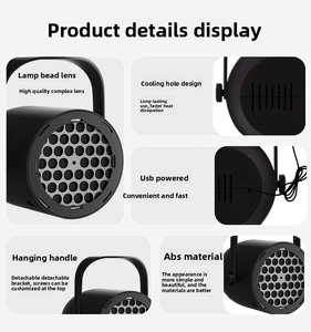 Proiettore LED di Halloween luci RGBW tempesta 360 gradi di proiezione rotante modello IP33 valutato paesaggio esterno regolabile prato - Product Image 5