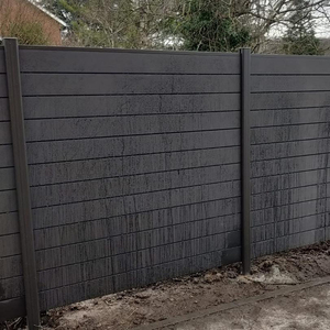 Paneles de valla de privacidad para exteriores de metal para privacidad de jardín de 8 pies modernos sostenibles valla de patio horizontal valla de listón de privacidad - Product Image 4