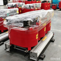 Transformateur de puissance sec intérieur/extérieur IP20-IP43, résistant à l'humidité et à la corrosion, boîtier métallique en acier inoxydable 400V