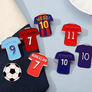 <strong>Custom</strong> Metal Brooch <strong>Pins</strong> for European Soccer Club Football Teams <strong>Badges</strong> Logo Soft Hard Enamel <strong>Pins</strong> <strong>Custom</strong> Sports Lapel <strong>Pin</strong> - Product Image 4