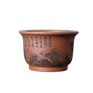 Maceta Miniatura para Bonsái Zisha, Hecha a Mano con Arcilla Zhuni, Cocida al Horno, Maceta Pequeña para Plantas - Product Image 5
