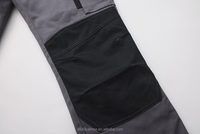 Pantalon de protection anti-coupure Sturdyarmor gris et noir pour tronçonneuse, protection des jambes pour les travailleurs forestiers et les sites de coupe de bois