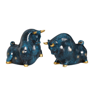 Adorno de Resina de Buey Auspicioso de Mystic Arts, Decoración Moderna y Sencilla para el Hogar u Oficina, Atrae Riqueza y Prosperidad - Product Image 5