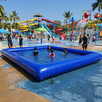 Bateau à pédales gonflable géant en PVC 12m x 8m, nouveau modèle Leap Yuedong, pour enfants, intérieur/extérieur