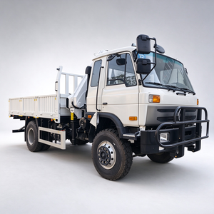 รถเครนติดตั้งบนรถบรรทุก DONGFENG 4x4 8 ตัน ระบบไฮดรอลิก สำหรับงานก่อสร้างถนนและขนย้ายวัสดุ - Product Image 1