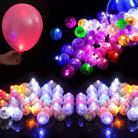 Mini ballon Flash Ball LED pour la décoration intérieure Nouvelles décorations de fête avec batterie pour mariage de Noël