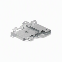 Braket Pemasangan Stamping Logam Kustom, Aluminium AL6061-T6 yang Dimesin CNC, Perangkat Keras Pembengkokan, Anodisasi, Pelapisan Bubuk