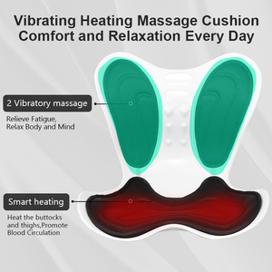 Fauteuil de massage électrique ergonomique de haute qualité avec soutien lombaire, coussin de siège vibrant et <span class=keywords><strong>chauffant</strong></span> pour la correction de la posture et le bien-être corporel - Product Image 4