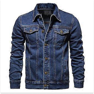 Chaqueta Vaquera Personalizada para Hombre y Mujer, Estilo Urbano, Informal, Tela de Algodón de Primera Calidad, Lavado Personalizado, Etiqueta con Logotipo, Fabricante OEM - Product Image 3