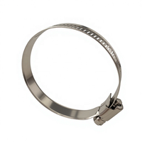 Mini collier de serrage américain pivotant 8 mm, bande perforée galvanisée, pouces/métrique, pour moto, VTT, refroidisseur d'huile, conduite de carburant