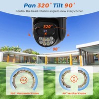 Sistema de Cámara de Seguridad CCTV Wistino de 10MP con Lente Dual para Exteriores, Wifi 5G, Visión Nocturna a Color y Detección de Movimiento por IA