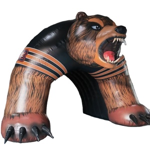 Equipo comercial, equipo deportivo duradero gigante, casco inflable de PVC, túnel de oso para deporte de fútbol - Product Image 6