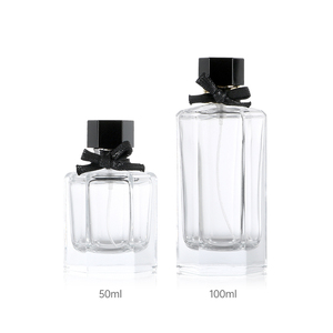 Envase de Perfume Personalizado de Vidrio Transparente, Botella de Spray con Tapa de Rosca - Product Image 1