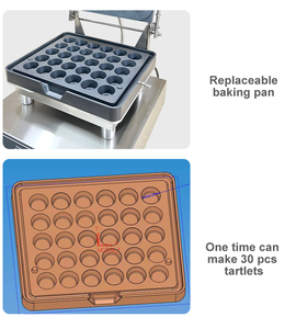 Machine à pâtisserie commerciale, mini presse à tartelettes, machine à former <span class=keywords><strong>des</strong></span> coquilles de tartelettes <span class=keywords><strong>pour</strong></span> les magasins d'alimentation et de boissons - Product Image 5