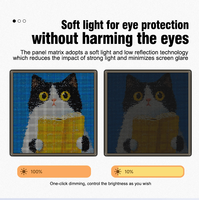 Planche à perles intelligentes DIY pour tous les âges avec éclairage LED, protection oculaire et support réglable – Plateau à perles pour jouet éducatif