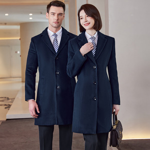 Nouveau style – Manteau d'hiver professionnel élégant à manches longues, chaud et épais, pour le bureau, coupe ajustée et design raffiné - Product Image 1