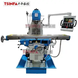 WN736D 1450D Universal horizontal/vertical milling machine 360 degree Swivel Head digital read out rotary table