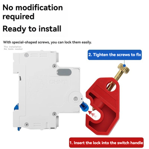 耐用断路器锁定安全塑料锁定装置防误操作隔离维护挂锁 - Product Image 4