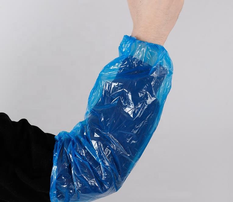 Лучший дешевый нарукавник высокого качества хирургический полиэтиленовый цветной пластиковый водонепроницаемый пыленепроницаемый защитный чехол для рук