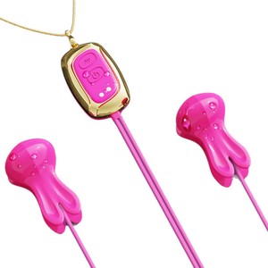 Masseur de poitrine électrique Rabbit Necklace Milk Clip, 10 niveaux de vibration, 100% étanche, contrôle par application, pour hommes, femmes et usage partagé adulte - Product Image 1