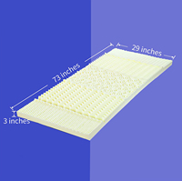 Matelas en mousse à mémoire de forme polyuréthane au design moderne, drap éponge à rebond lent, housse amovible pour la maison, la voiture, l'hôtel, la chambre à coucher et le lit.