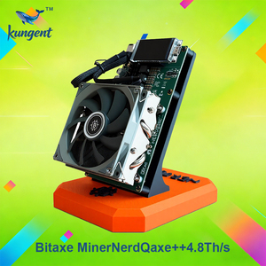 Minatore ASIC SHA 256 ad alta efficienza 15j Th Bitaxe NerdQaxe Plus Plus 4 8Th/s per il mining energetico a basso costo - Product Image 1