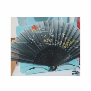 พัดลมมือถือพับได้ทำจากไม้ไผ่งานแฮนด์เมดพรีเมียมสำหรับตกแต่งบ้านงานฝีมือจากเวียดนามขายส่งจากโรงงาน - Product Image 1