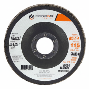 Disco Lamellare 4-1/2\" Albero 7/8\" GR.80 TIPO 29 Confezione da 10 Pezzi DAF457880-ZMX - MARAGA - Product Image 2