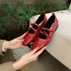 Nuevos Estilos 2025 de Sandalias Planas de Oficina con Hebilla y Punta Cuadrada para Mujer, Ideales para el Verano - Product Image 4