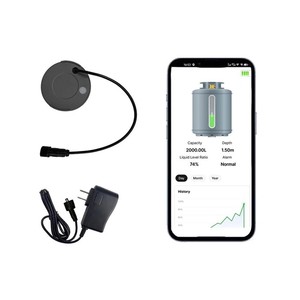 EPTTECH LPG2412-ESP เครื่องวัดระดับถังแก๊สโพรเพนอัจฉริยะแบบ Wifi พร้อมจอแสดงผล ควบคุมการตรวจสอบถังเชื้อเพลิง เซ็นเซอร์วัดระดับแก๊ส LPG แบบอัลตราโซนิก - Product Image 1