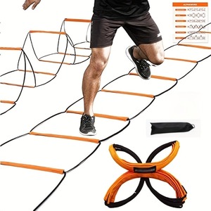 Échelle d'agilité 2 en 1 <span class=keywords><strong>pour</strong></span> l'entraînement au <span class=keywords><strong>football</strong></span>, échelle de saut, équipement de <span class=keywords><strong>football</strong></span> <span class=keywords><strong>pour</strong></span> la vitesse, la coordination et la technique de jeu au pied - Product Image 1