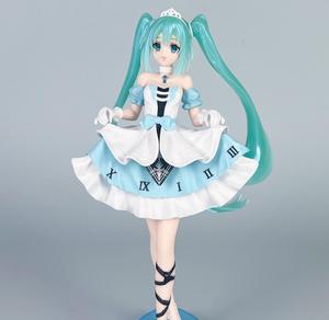 22CM Sleeping <span class=keywords><strong>Beauty</strong></span> Ver. Figurine Miku debout, mignonne, style manga, statue, figurine PVC, jouet anime, cadeau - Product Image 1