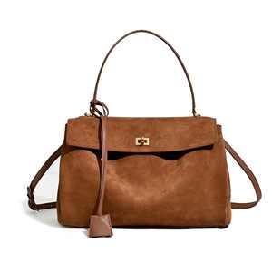 Bolso Tote de Cuero Genuino Esmerilado 2026, Bolso de Hombro de Gran Capacidad de Alta Gama para Mujer, Microfibra - Product Image 5