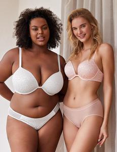 Sujetador Wingslove para Mujer, con Push-Up, Escote Profundo en V, con Aros, Multiposición, para Uso Diario, Tallas Grandes, Hecho en China, Sin Espalda - Product Image 3