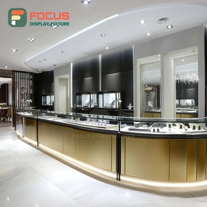 Muebles de Exhibición para Joyería de Alta Visibilidad, Panel de Vidrio Templado, Mostrador de Exhibición para Centro Comercial - Product Image 4