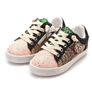 Chaussures montantes décontractées pour enfants, à paillettes, à semelle souple, résistantes à l'usure, pour filles, nouvelles, hors taxes - Product Image 2